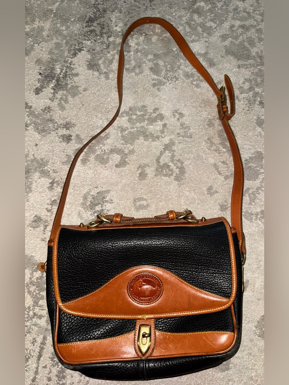 Vintage Dooney and Bourke Carrier Shoulder Bag